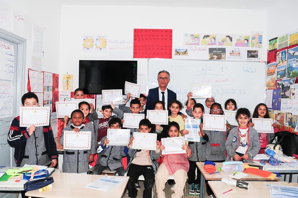 Cérémonie de remise des diplômes à l'école